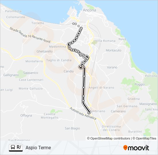 R/ bus Line Map