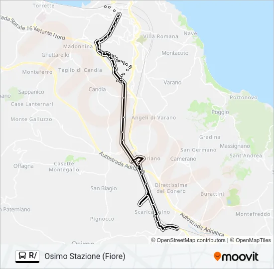 R/ Bus Line Map