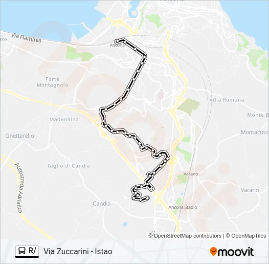 R/ Bus Line Map