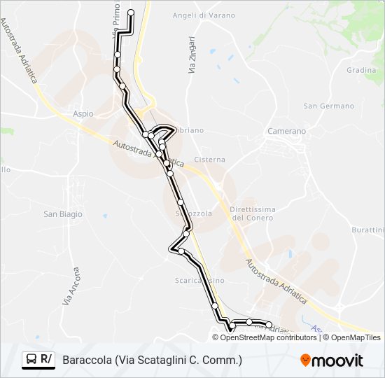 R/ Bus Line Map
