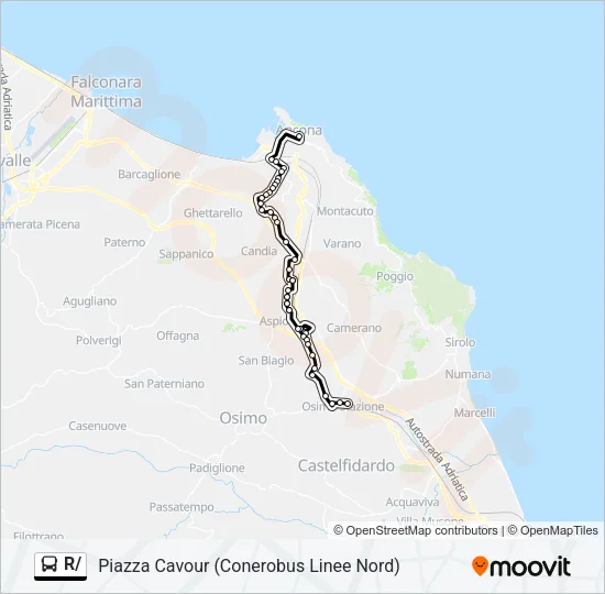 R/ Bus Line Map