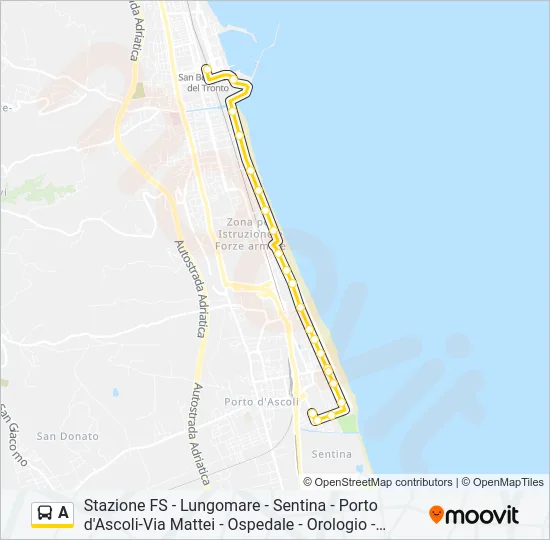 A Bus Line Map