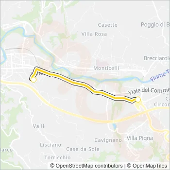 9A Bus Line Map