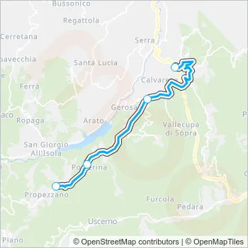 20EXTR Bus Line Map