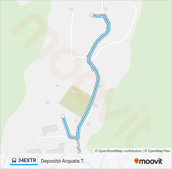 Percorso linea bus 34EXTR