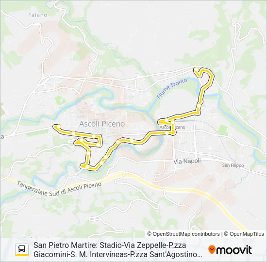SAN PIETRO MARTIRE Bus Line Map