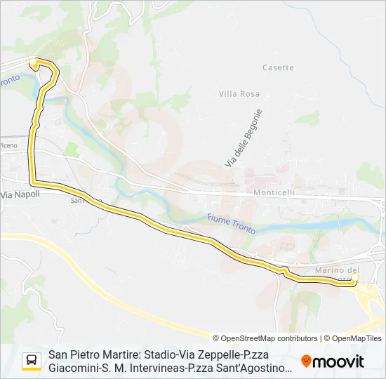 SAN PIETRO MARTIRE Bus Line Map