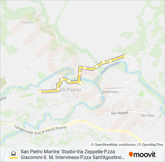 SAN PIETRO MARTIRE Bus Line Map