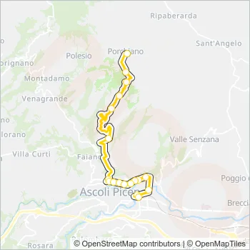 8 Bus Line Map