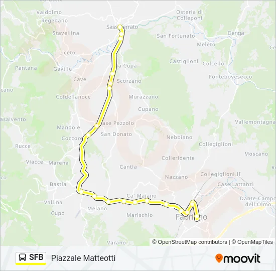 SFB Bus Line Map