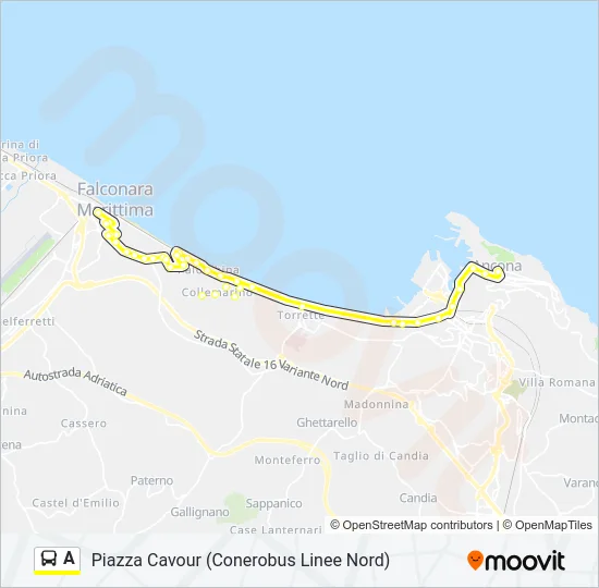 A Bus Line Map