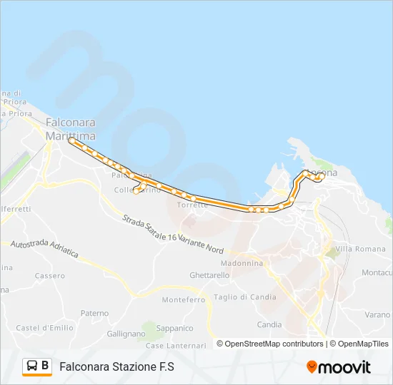 B  Line Map