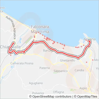 C Bus Line Map