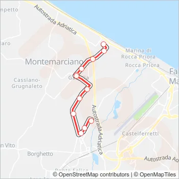 C Bus Line Map