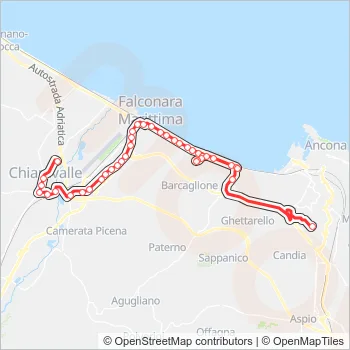 C Bus Line Map