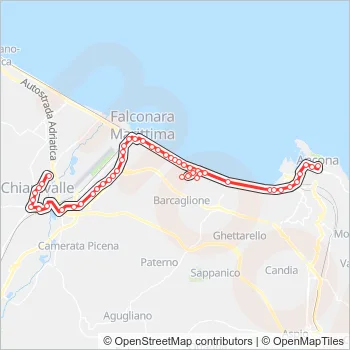 C Bus Line Map