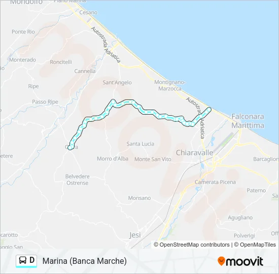 D Bus Line Map