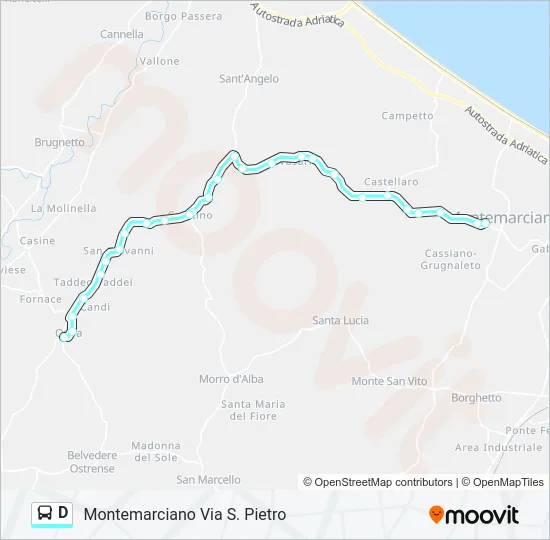 D Bus Line Map