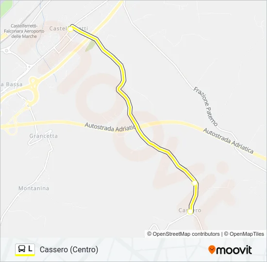 L Bus Line Map