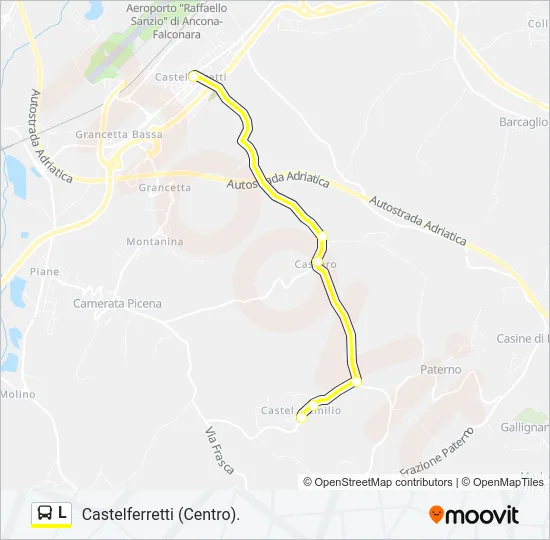 L Bus Line Map