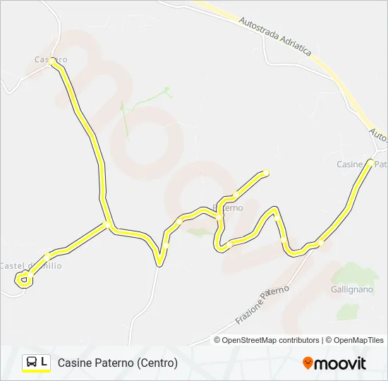 L Bus Line Map