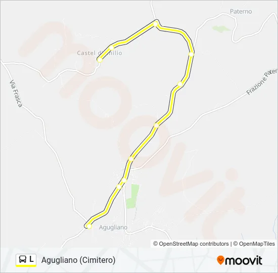 L Bus Line Map