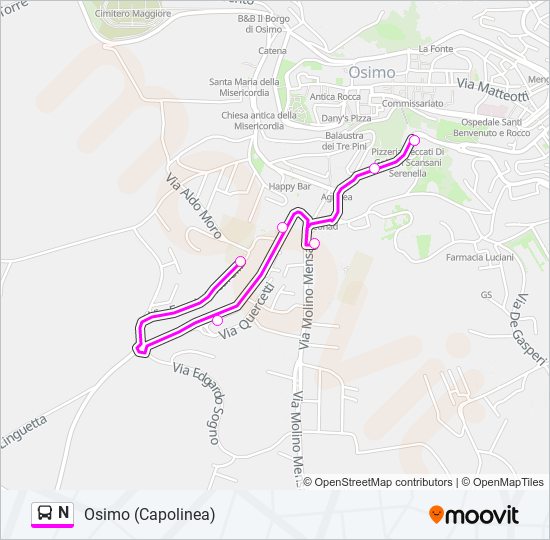 n Route: Schedules, Stops & Maps - Osimo (Capolinea) (Updated)