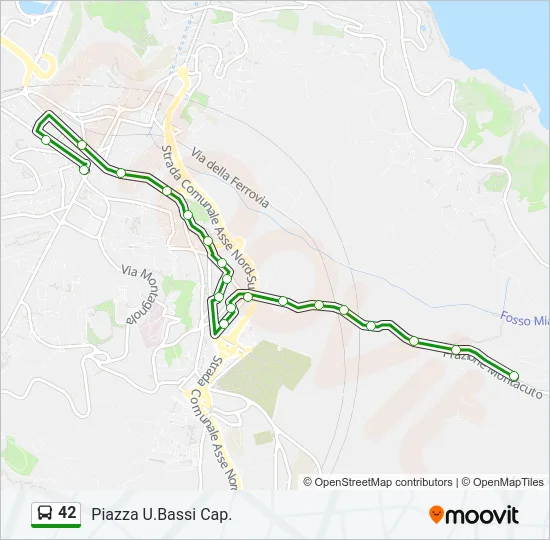 42 Bus Line Map