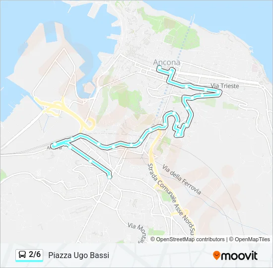2/6 Bus Line Map