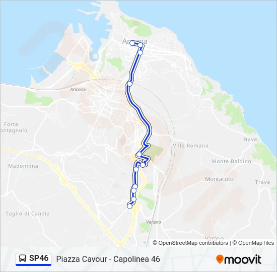 SP46 Bus Line Map