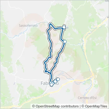 CONTRAM Bus Line Map