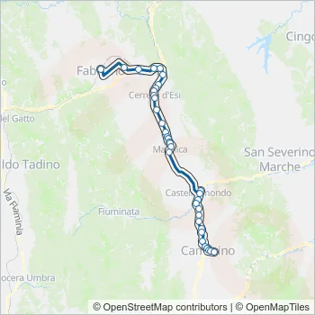 CONTRAM Bus Line Map