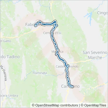 CONTRAM Bus Line Map