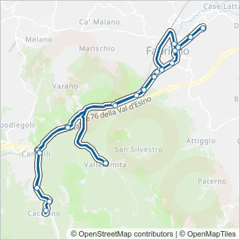 CONTRAM Bus Line Map