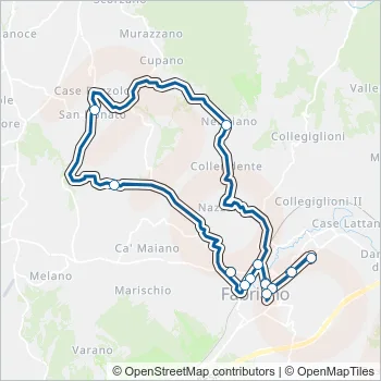 CONTRAM Bus Line Map