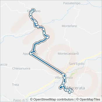 CONTRAM Bus Line Map