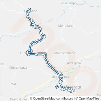 CONTRAM Bus Line Map
