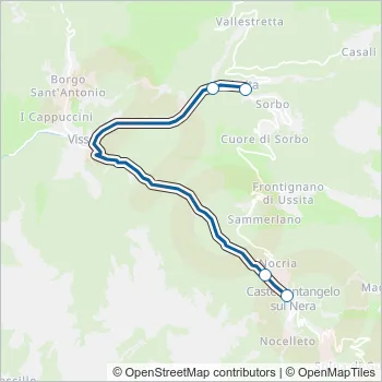 CONTRAM Bus Line Map