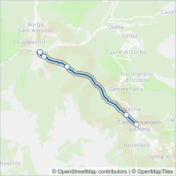CONTRAM Bus Line Map