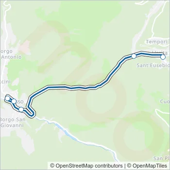 CONTRAM Bus Line Map