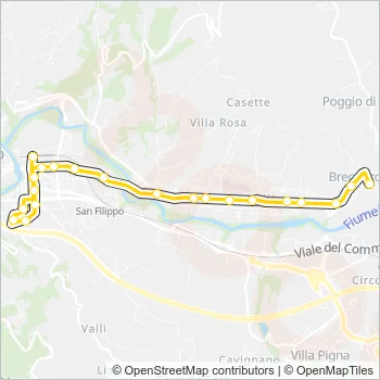 LUC Bus Line Map