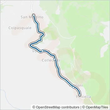 CONTRAM Bus Line Map