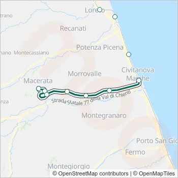 R Train Line Map