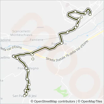 TI Bus Line Map