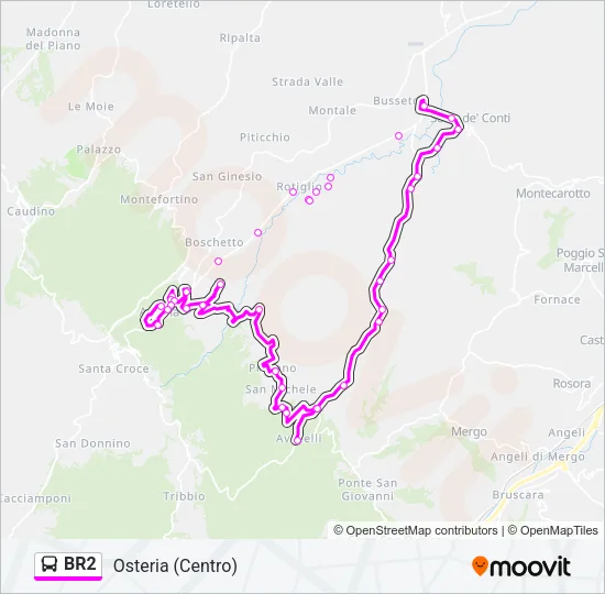 BR2 Bus Line Map
