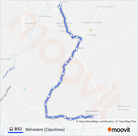 BS2  Line Map
