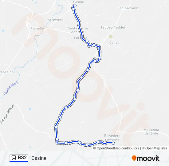 BS2  Line Map