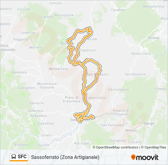 SFC Bus Line Map