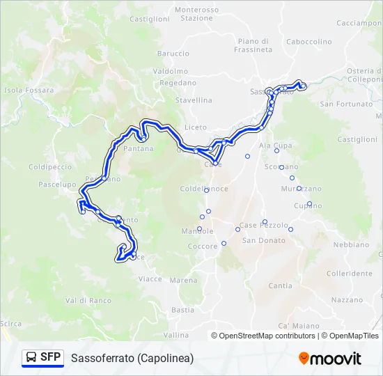 SFP Bus Line Map
