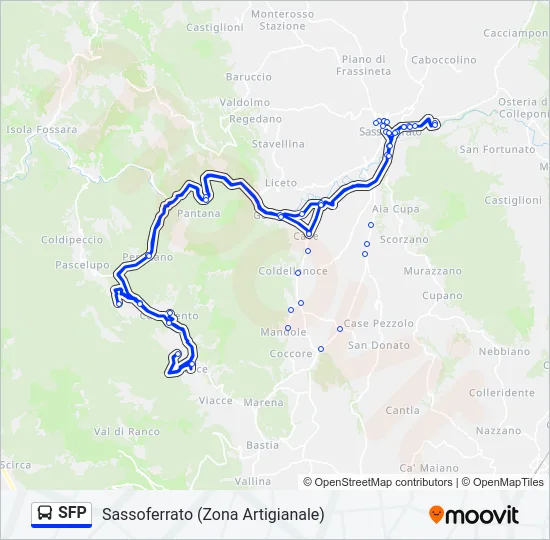 SFP Bus Line Map